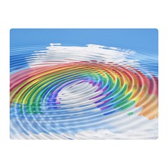 Rainbow Clouds Intimacy Intimate Double Sided Flano Blanket (mini)  by Pakrebo