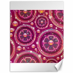 Abstract Background Floral Glossy Canvas 36  X 48  by Pakrebo