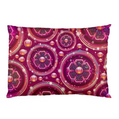 Abstract Background Floral Glossy Pillow Case (two Sides) by Pakrebo