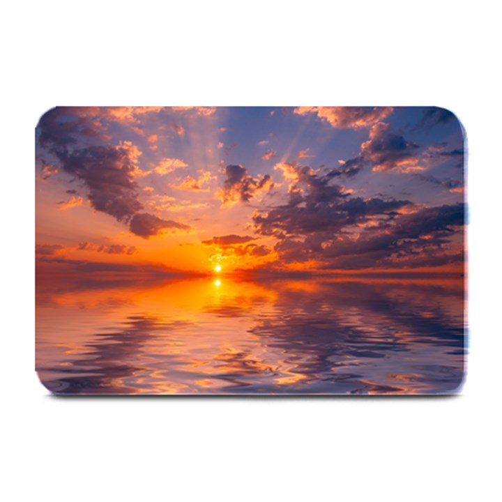 Sunset Dawn Sea Sun Nature Plate Mats