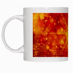 Christmas Star Snow Snowfall White Mugs by Pakrebo