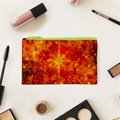 Christmas Star Snow Snowfall Cosmetic Bag (xs) by Pakrebo