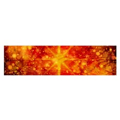 Christmas Star Snow Snowfall Satin Scarf (oblong)