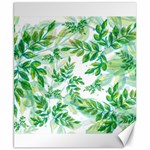 Leaves Green Pattern Nature Plant Canvas 8  x 10  8.15 x9.66  Canvas - 1