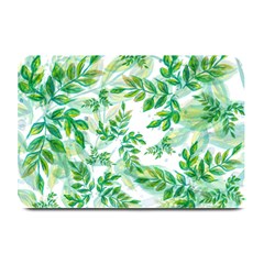 Leaves Green Pattern Nature Plant Plate Mats by Pakrebo