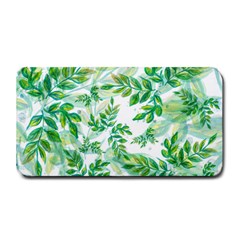 Leaves Green Pattern Nature Plant Medium Bar Mats by Pakrebo