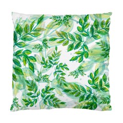 Leaves Green Pattern Nature Plant Standard Cushion Case (one Side)