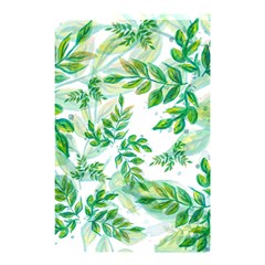 Leaves Green Pattern Nature Plant Shower Curtain 48  X 72  (small)  by Pakrebo