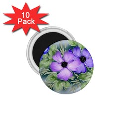 Flowers Vector Illustration Figure 1 75  Magnets (10 Pack)  by Pakrebo