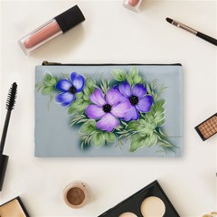 Flowers Vector Illustration Figure Cosmetic Bag (medium)