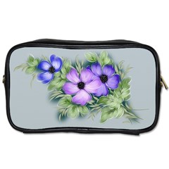 Flowers Vector Illustration Figure Toiletries Bag (one Side)