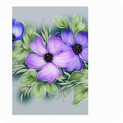 Flowers Vector Illustration Figure Large Garden Flag (two Sides)