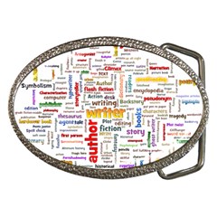 Writing Author Motivation Words Belt Buckles