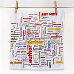 Writing Author Motivation Words Face Towel Front