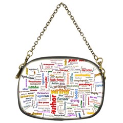 Writing Author Motivation Words Chain Purse (one Side) by Pakrebo