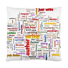 Writing Author Motivation Words Standard Cushion Case (two Sides) by Pakrebo