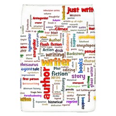 Writing Author Motivation Words Removable Flap Cover (l) by Pakrebo