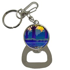 Illustration Vector Forest Nature Bottle Opener Key Chains by Pakrebo