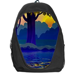 Illustration Vector Forest Nature Backpack Bag