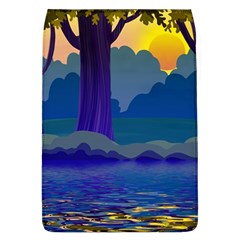 Illustration Vector Forest Nature Removable Flap Cover (l)