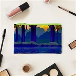 Illustration Vector Forest Nature Cosmetic Bag (XS) Front