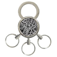 Nerves Cells Dendrites Sepia 3-ring Key Chains by Pakrebo