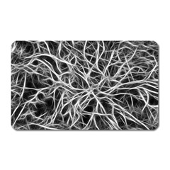 Nerves Cells Dendrites Sepia Magnet (rectangular) by Pakrebo