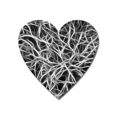 Nerves Cells Dendrites Sepia Heart Magnet by Pakrebo