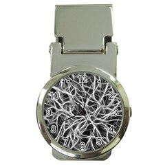 Nerves Cells Dendrites Sepia Money Clip Watches by Pakrebo