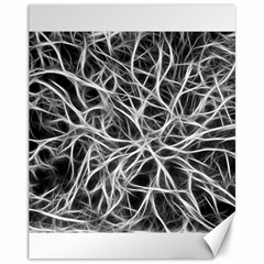 Nerves Cells Dendrites Sepia Canvas 11  X 14  by Pakrebo