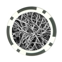 Nerves Cells Dendrites Sepia Poker Chip Card Guard