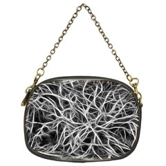 Nerves Cells Dendrites Sepia Chain Purse (two Sides) by Pakrebo