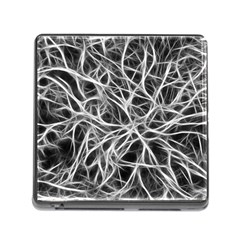 Nerves Cells Dendrites Sepia Memory Card Reader (square 5 Slot) by Pakrebo