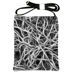 Nerves Cells Dendrites Sepia Shoulder Sling Bag