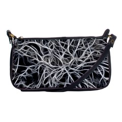 Nerves Cells Dendrites Sepia Shoulder Clutch Bag