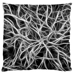 Nerves Cells Dendrites Sepia Large Cushion Case (One Side)