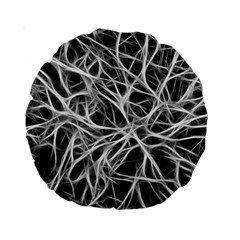 Nerves Cells Dendrites Sepia Standard 15  Premium Round Cushions