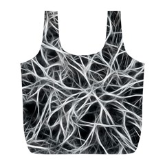 Nerves Cells Dendrites Sepia Full Print Recycle Bag (L)