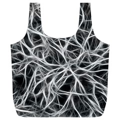 Nerves Cells Dendrites Sepia Full Print Recycle Bag (XL)