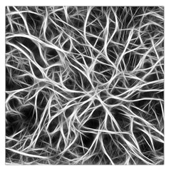 Nerves Cells Dendrites Sepia Large Satin Scarf (square) by Pakrebo