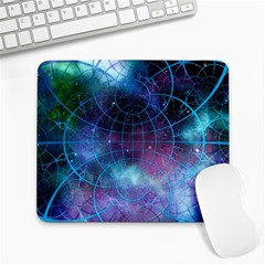 Network Earth Block Chain Globe Large Mousepads by Pakrebo