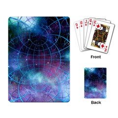 Network Earth Block Chain Globe Playing Cards Single Design by Pakrebo