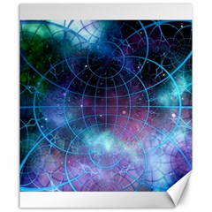 Network Earth Block Chain Globe Canvas 20  X 24  by Pakrebo