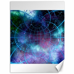 Network Earth Block Chain Globe Canvas 36  x 48 