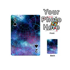 Network Earth Block Chain Globe Playing Cards 54 (Mini)