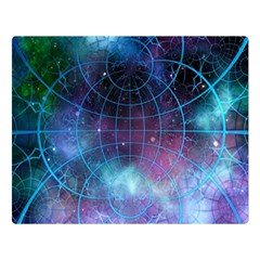 Network Earth Block Chain Globe Double Sided Flano Blanket (large)  by Pakrebo