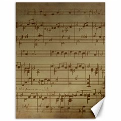 Vintage Sheet Music Background Canvas 12  X 16  by Pakrebo