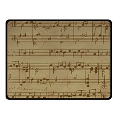 Vintage Sheet Music Background Fleece Blanket (small) by Pakrebo