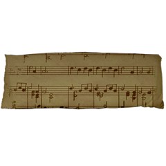 Vintage Sheet Music Background Body Pillow Case Dakimakura (two Sides) by Pakrebo