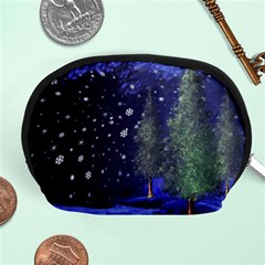 Winter Wonderland Night Snow Accessory Pouch (medium) by Pakrebo